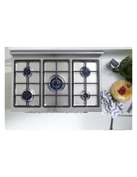 Aragaz De Longhi 5 arzatoare cu gaz, cuptor electric cu functie 3D